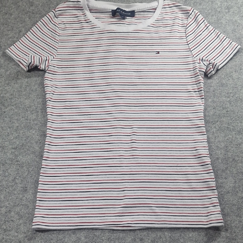 Tommy Hilfiger Women's Multicolor Striped Tee ZS S/P